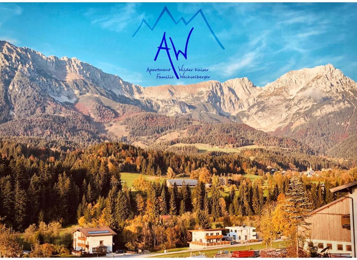 Aw - Apartment Wilder Kaiser Шеффау-ам-Вільден-Кайзер Екстер'єр фото